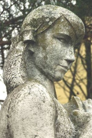 dievca s knihou
